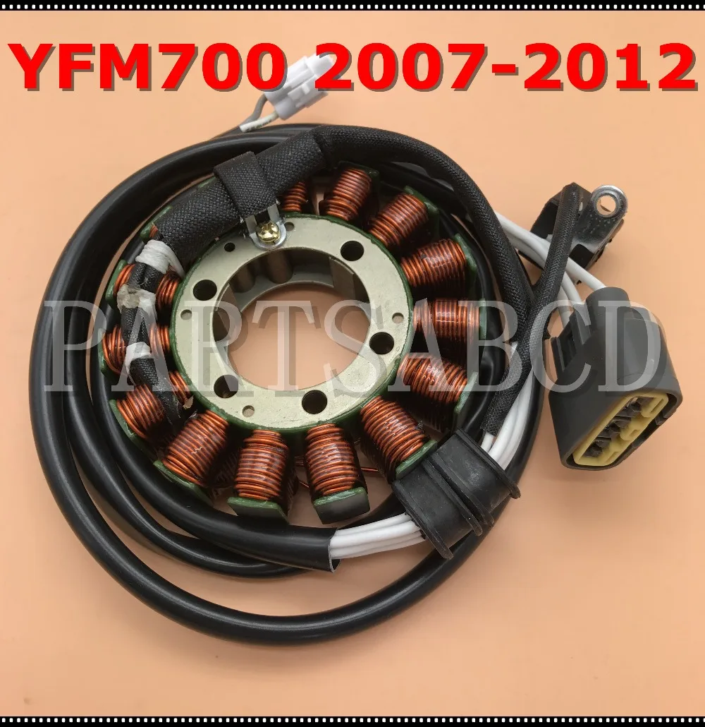 Статор PARTSABCD YFM700 магнитный для Yamaha YFM 700 Grizzly 2007 2012|magneto stator|grizzly 700yamaha grizzly |