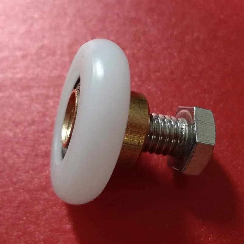 10 шт. шкив двери душевой комнаты подвесной круглый старомодный ролик колесо