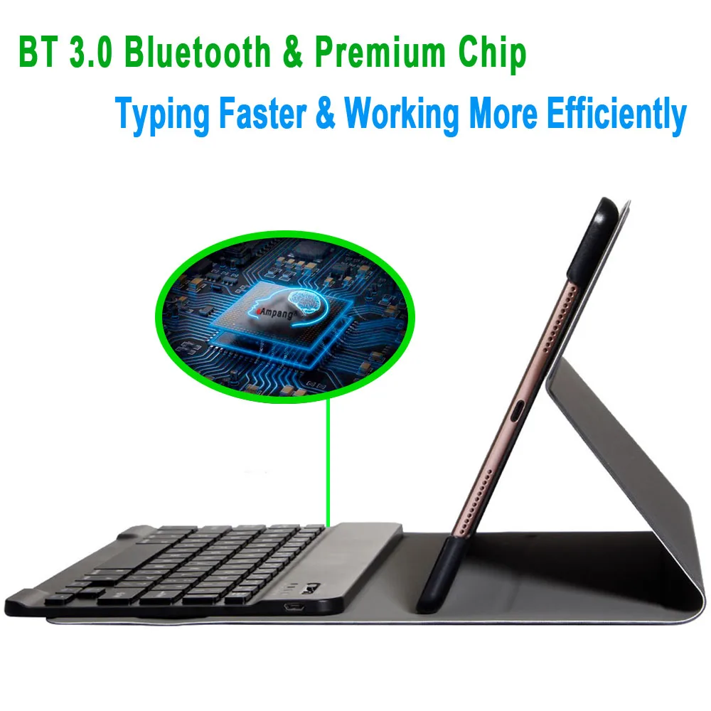 Чехол для клавиатуры iPad 9 7 2018 2017 6th 5th Generation Pro 10 5 11 Air 1 2 3 3rd 2019 Mini 4 Case Keyboard Capa|Чехлы