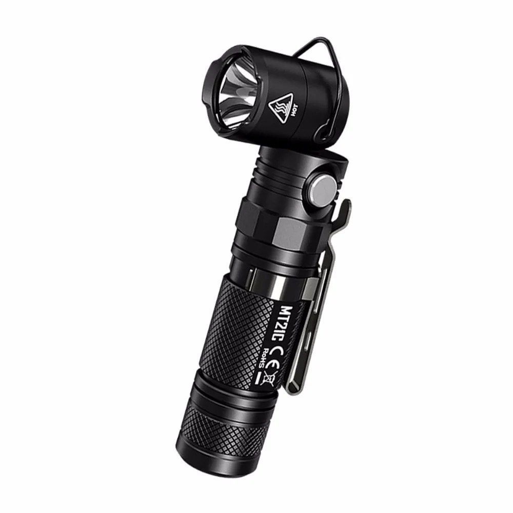 Многофункциональный регулируемый фонарик NITECORE MT21C 1000 лм 90 градусов портативный