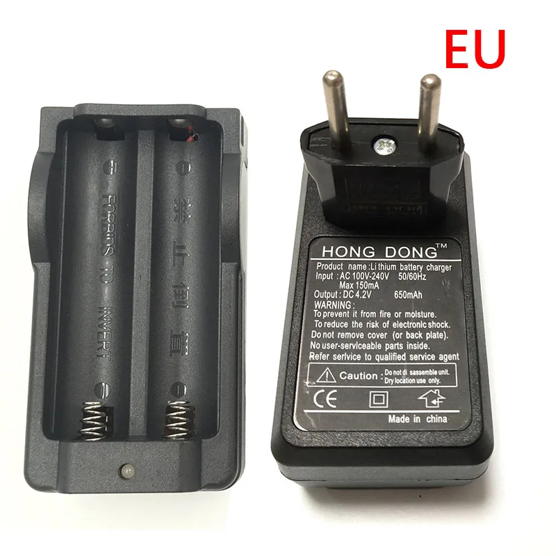 Зарядка батареи Аксессуары для освещения зарядное устройство используется 2 18650