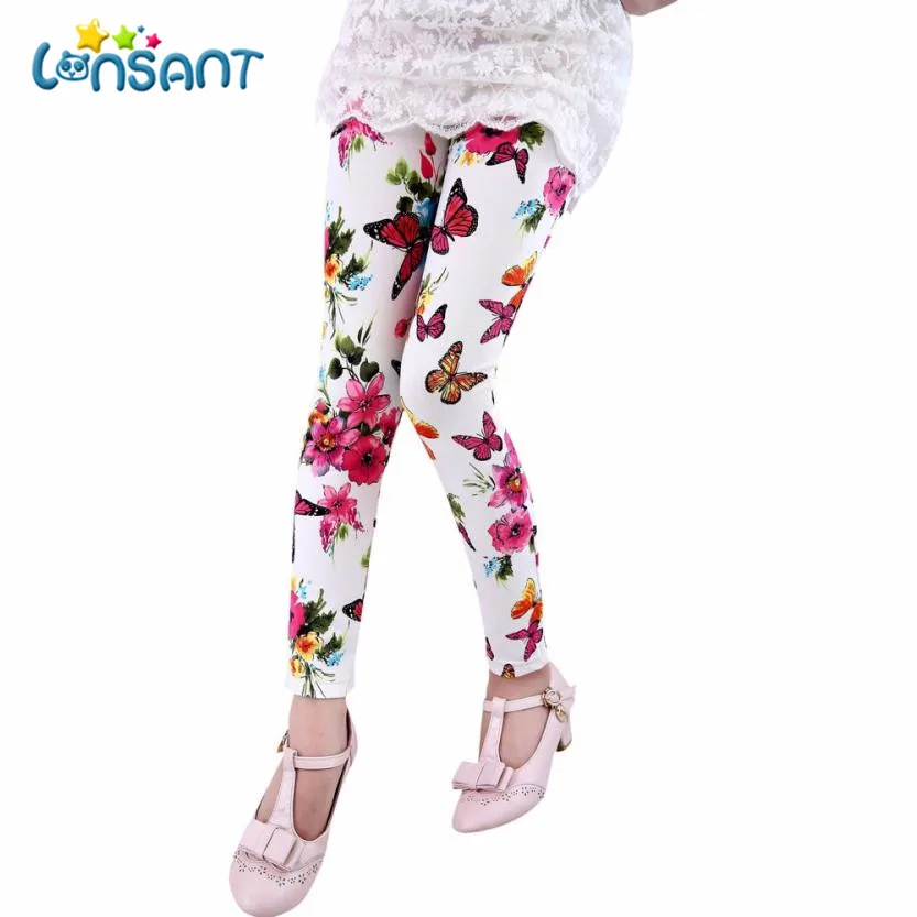 Леггинсы для девочек длиной до щиколотки с принтом|girls leggings print|girls leggingsgirls pants |