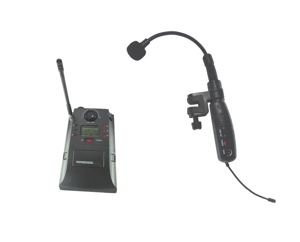 UHF 830 842 MHz saxphone sachs беспроводной микрофон или для других музыкальных инструментов