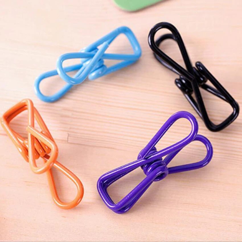 1PC Stainless Steel Spring Clothes Socks Hanging Pegs Clips Clamps Silver Laundry Hangers Washing Line Pin Housekeeper | Дом и сад