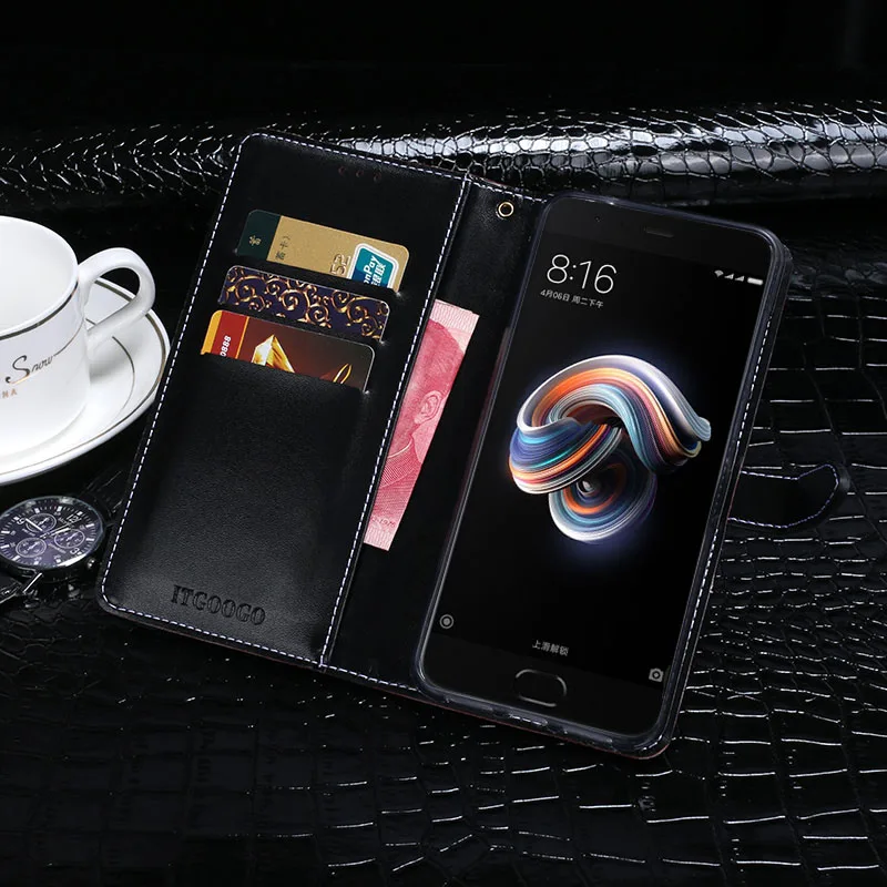 Чехол для Xiaomi Mi Примечание 3 чехол Крокодил зерна флип кожаный крышка бизнес