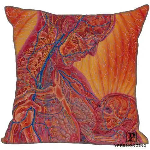 Pillowcase Лучший заказ Alex_Grey-Artists(1)@ Наволочка на подушку, спальня домашний квадратный наволочка на молнии(одна сторона)#190404-01-52 - Цвет: Pillowcase