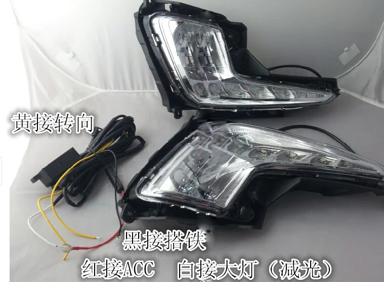 Фары дневного света K2 2011 2012 2013 года Рио Бесплатная доставка к двери светодиодный