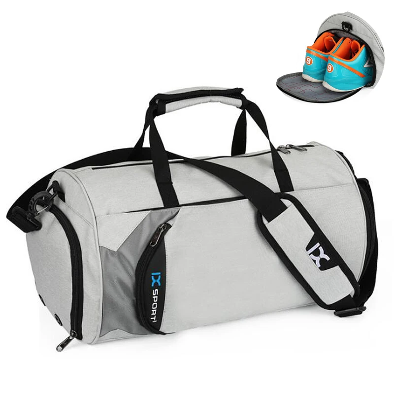 

Hot Outdoor Waterproof Men Sports Gym Bag With Shoes Pocket For Training Fitness Shoulder Bag Women Travel Yoga Handbag
