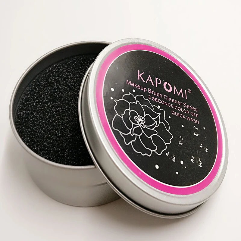 Губчатая щетка капоми косметический очиститель железный ящик для глаз губ носа