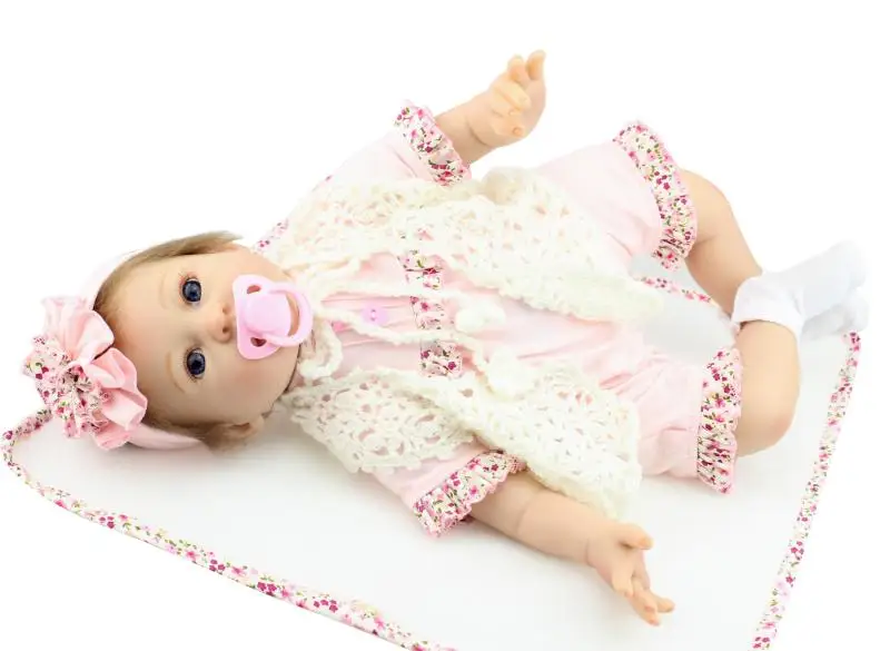 NPK COLLECTION DOLL 55cm Silicone Reborn Baby Dolls Toy Soft Body Newborn Boy Babies For Girls Play House Kid Birthday Gift | Игрушки и