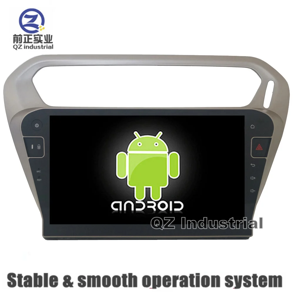 QZ промышленный HD 10," Android для peugeot 301 для Citroen Elysee автомобильный dvd-плеер с 3g 4G wifi gps Радио BT Navi RDS карта