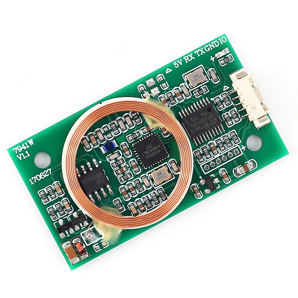 DC 5 В двойной частоты чтения/записи RFID Беспроводной Модуль UART 13,56 МГц 125 кГц 50 мА для IC/ID/Mifare карты