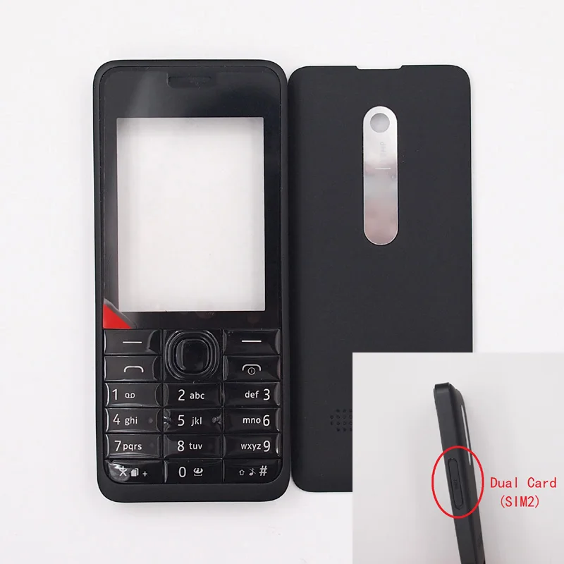 Новый чехол BaanSam с одной или двумя картами для Nokia 301 N301 английской