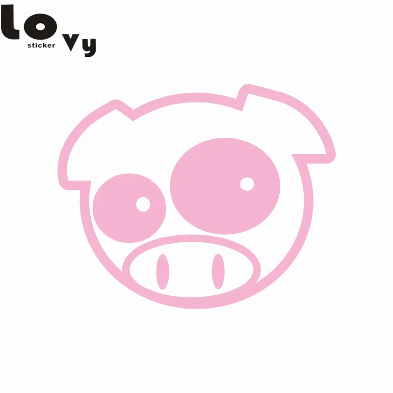 Забавная наклейка для автомобилей с милой Свинкой | Автомобили и мотоциклы