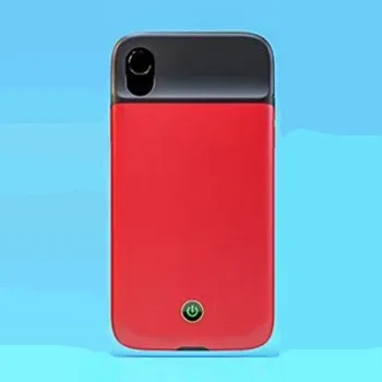 NTSPACE 5500 мАч портативный Банк питания чехол для iPhone XR зарядное устройство чехол для путешествий зарядный чехол внешний аккумулятор с аудио - Цвет: Red with Audio