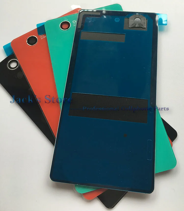 Для Sony Xperia Z3 Compact D5803 D5833 задняя Стекло Батарея крышка дверца батарейного Корпус