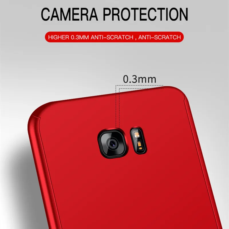 Luxury 360 Full Cover Protective Hard PC Case For Samsung J3 J4 J5 J6 J8 Plus J2 Core J7 Prime J1 Ace 2016 2017 2018 DUO MAX |