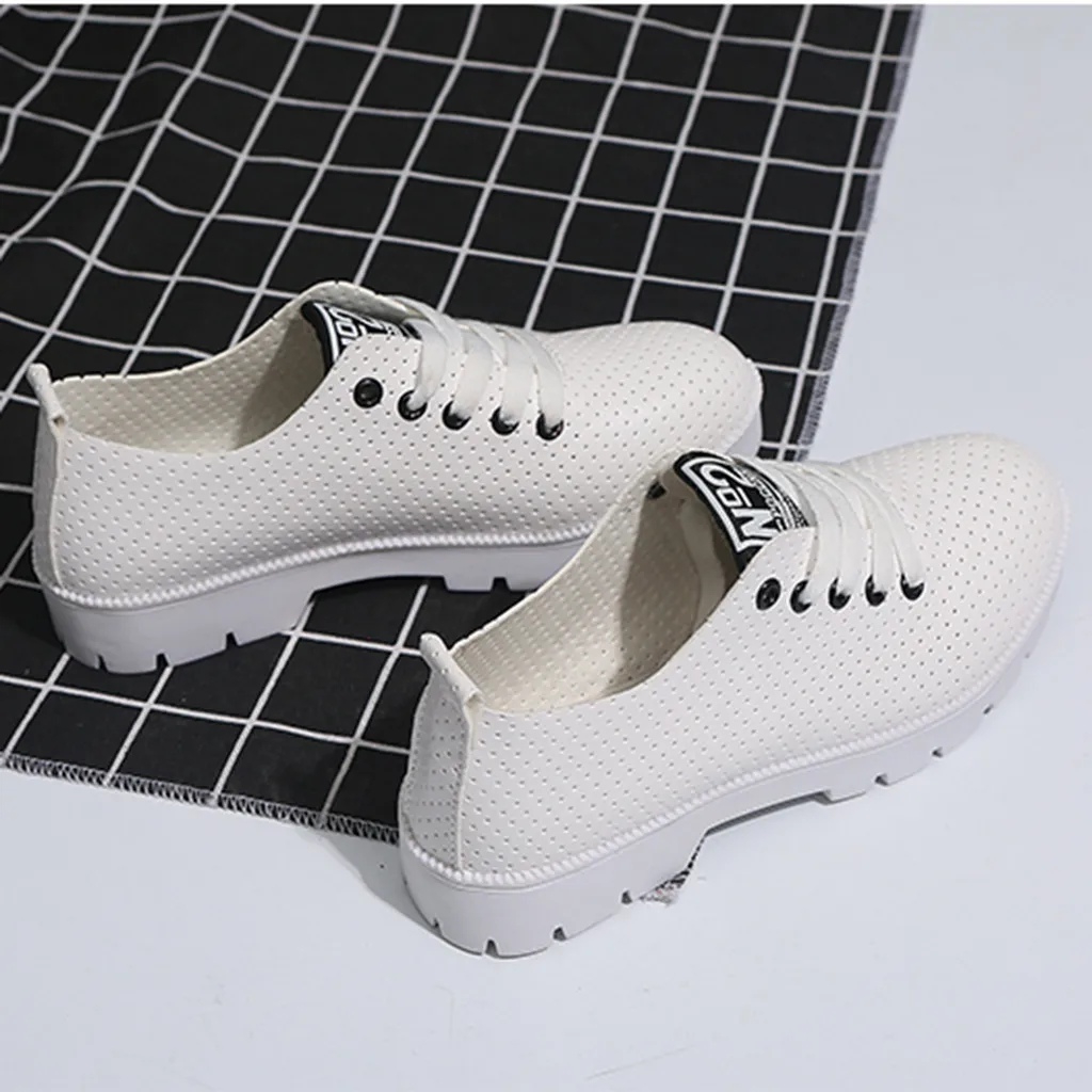 Женские Модные Повседневные Дышащие Спортивные для бега на платформе со