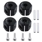 4 шт., алюминиевые шестигранные ступицы 12 мм, толщина 10 мм, адаптеры для 110 радиоуправляемых гусеничных моделей SCX10 Traxxas Trx4