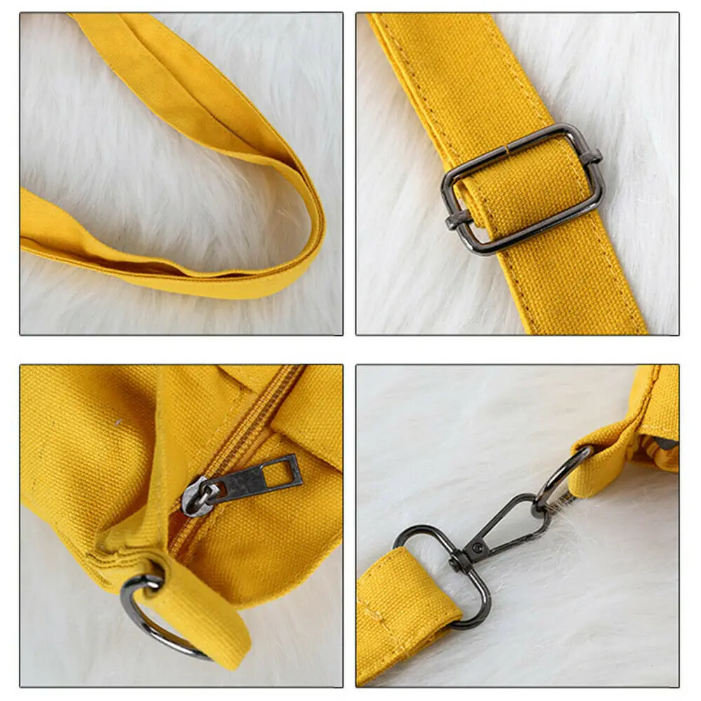 Сумка холщовая Женская сумочка-мессенджер на плечо большой дорожный клатч