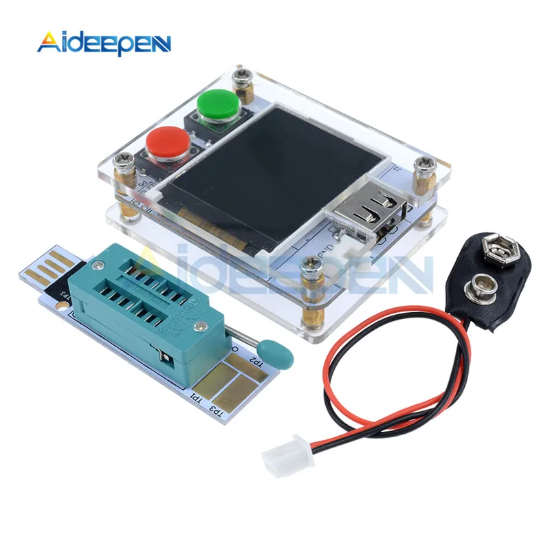 MK-328 MK328 Mega328 M328 ATmega328 8 МГц цифровой Транзистор тестер Триод DIY наборы