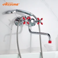 accoona bathtub faucets shower set shower head bathroom dual holder dual control shower bathtub faucet bath faucet a7182