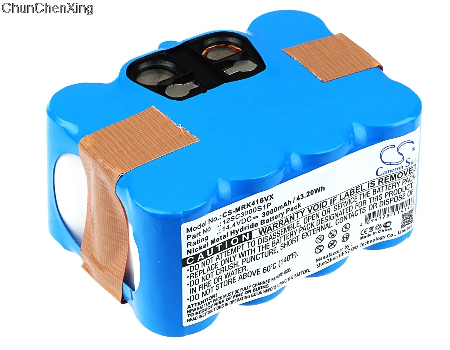 Аккумулятор Cameron Sino 3000 мАч 12SC3000S1P для Mamirobot 416 461 K3 K5 K7 KF5 KF7|Цифровые аккумуляторы| |