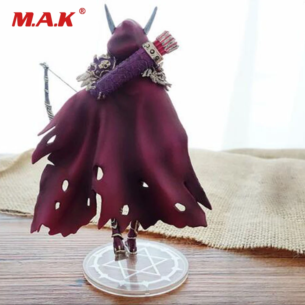 Коллекционные игрушки 7 ''WOW Sylvanas Windrunner стрельба из лука queen ПВХ Аниме Фигурка модель с базой для детей подарок на день рождения