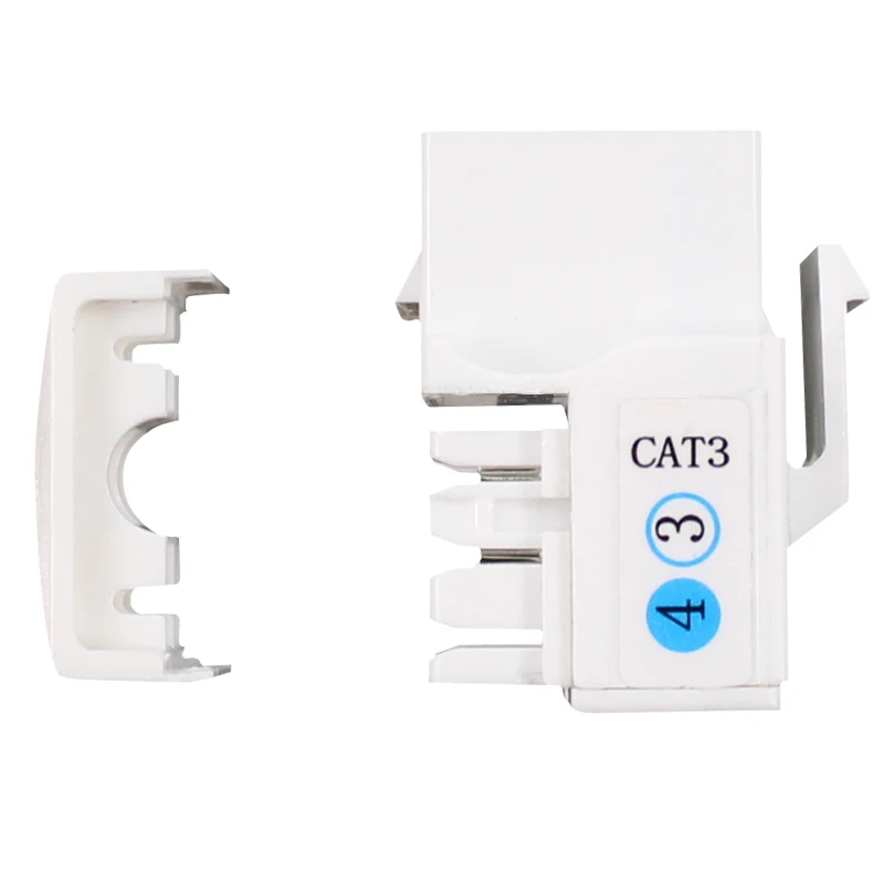 50 шт. телефонный модуль RJ11 голосовой CAT3 keystone гнездо соединителя телефона разъем