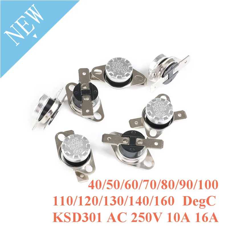 Терморегулятор KSD301 250 В 10 А 16 40 160 градусов|Запасные части| |