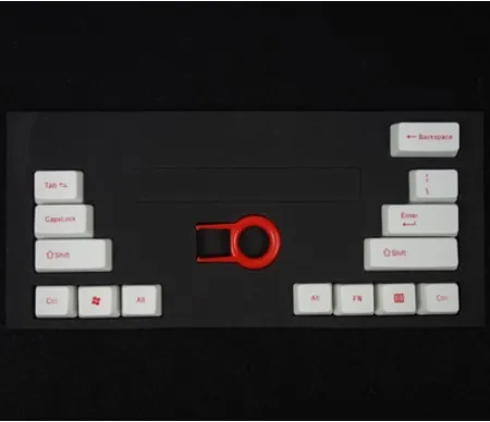 white red 14 шт./компл. механическая клавиатура Ctrl Alt клавишу shift Шапки большими клавишами позиции механическая клавиатура универсальная OEM Стандартный ключ Шапки - Цвет: white red