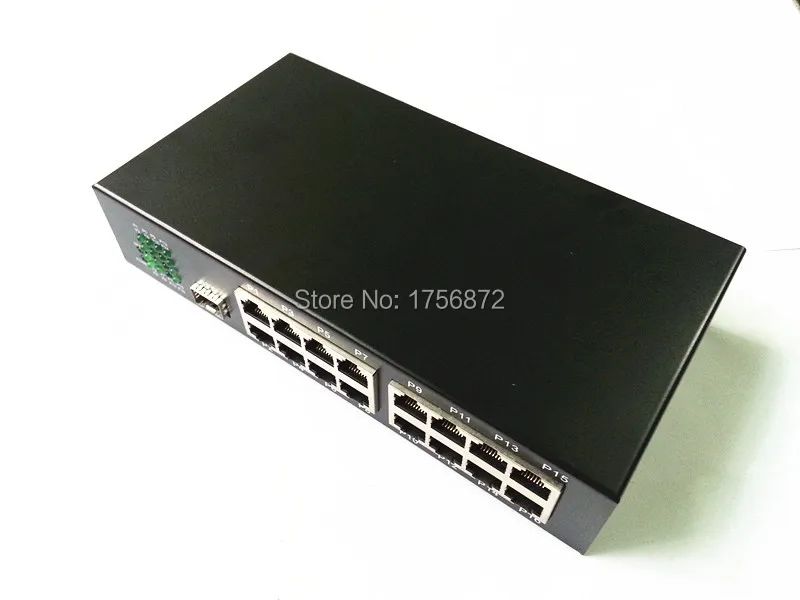 1 шт. Каскадный 100 м 1F16E оптоволоконный порт 16 портов ethernet волоконный