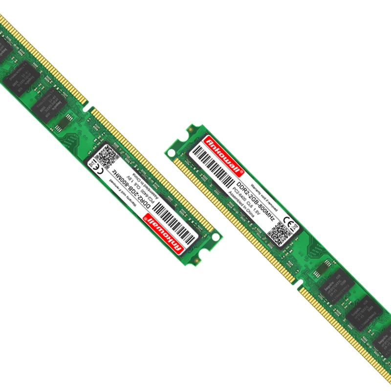 Ankowall ram DDR2 2 ГБ 4 ГБ 800 667 МГц PC2-5300/6400 240Pin 1,8 в Память Dimm настольная DDR 2 Ram пожизненная Гарантия
