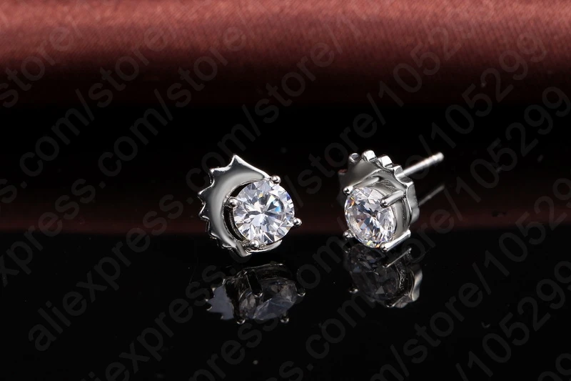 Уникальный лунный круглый циркониевый дизайнерский комплект ювелирных изделий