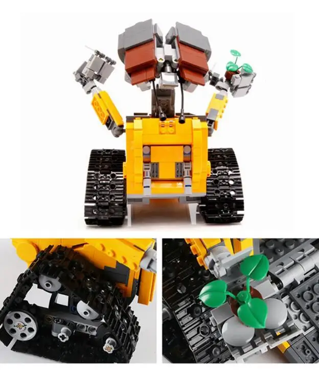 Legoing Creator серия Idea Robot WALL E фигурки строительные блоки 687 шт. совместимые создатели