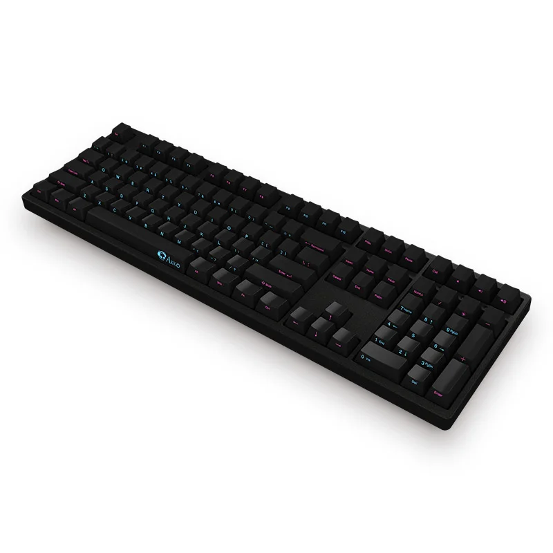 AKKO Полночь сторона печатная PBT OEM высота колпачки 108 ключ Набор для механической клавиатуры только колпачки для игр