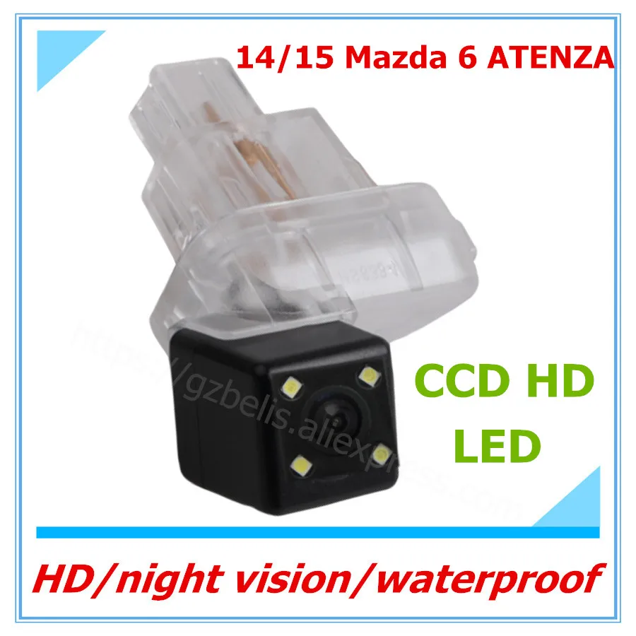ПЗС-камера заднего вида ночного видения водонепроницаемая для автомобилей Mazda 6