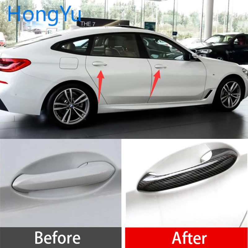 Наружная крышка дверной ручки из углеродного волокна для BMW 6 series GT 6GT G32 640i 630i M 2018