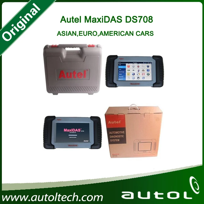 Dhl бесплатная доставка оригинальная версия Autel Maxidas DS708 сканер инструмент