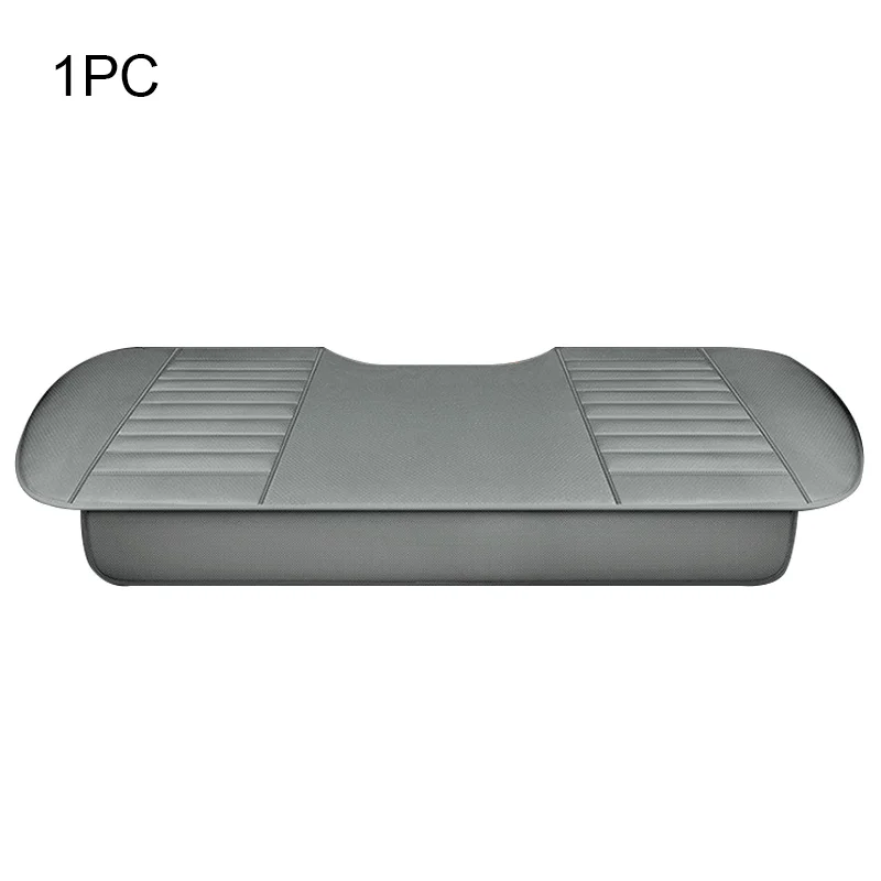 Gray rear 1pc Automobiles Seat Cover Interior Auto Accessories PU Leather Car Seat Cover Four Seasons Universal Protector Seats Cushion Sets - Название цвета: Gray rear 1pc