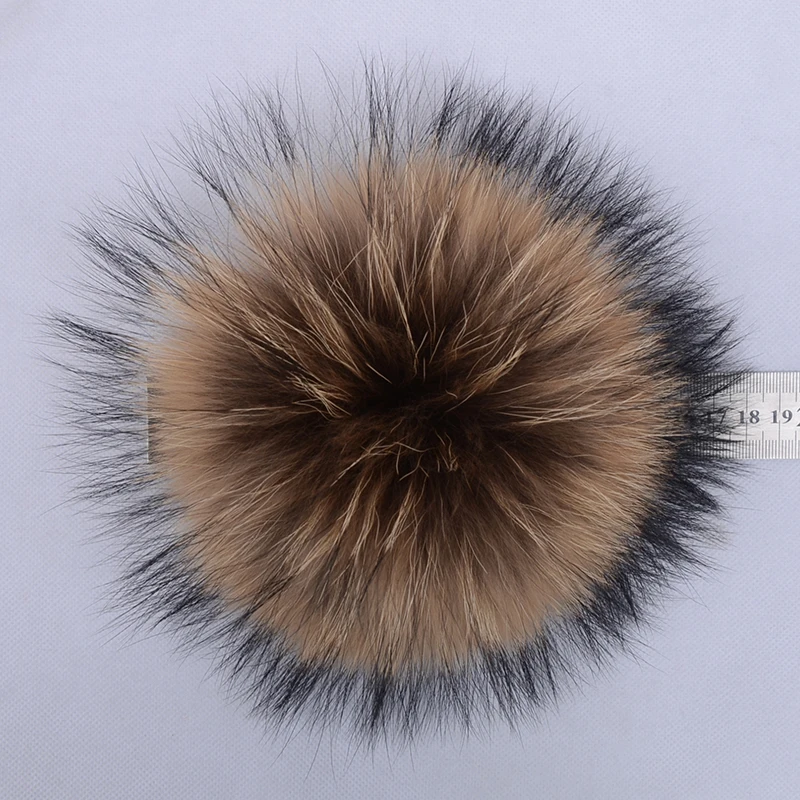 Wholesale 10pcs/lot Real Knitted Fur Pom pom Hat Women Kids Winter Casual Fulffy Knitting Beanies Warm Skullies Hats