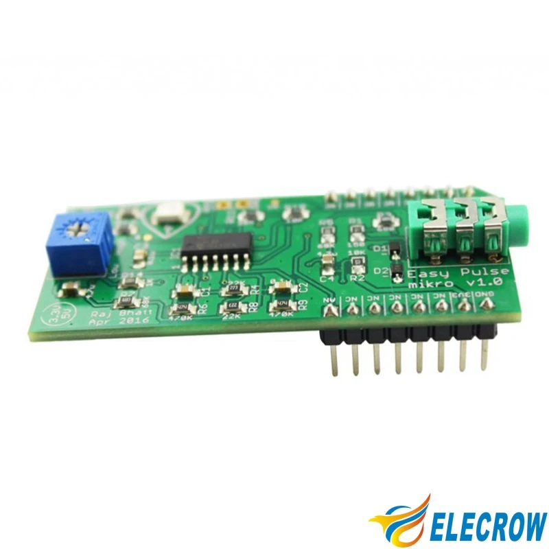 Elecrow Простой Импульсный микро-импульсный датчик для Arduino DIY Kit с коэффициентом