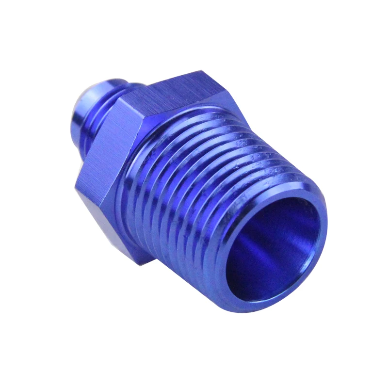 Прямой адаптер Male AN6 1/2 NPT 1/4 3/8NPT M10 * 1 5 M20 бликовая установка автоматический шланг