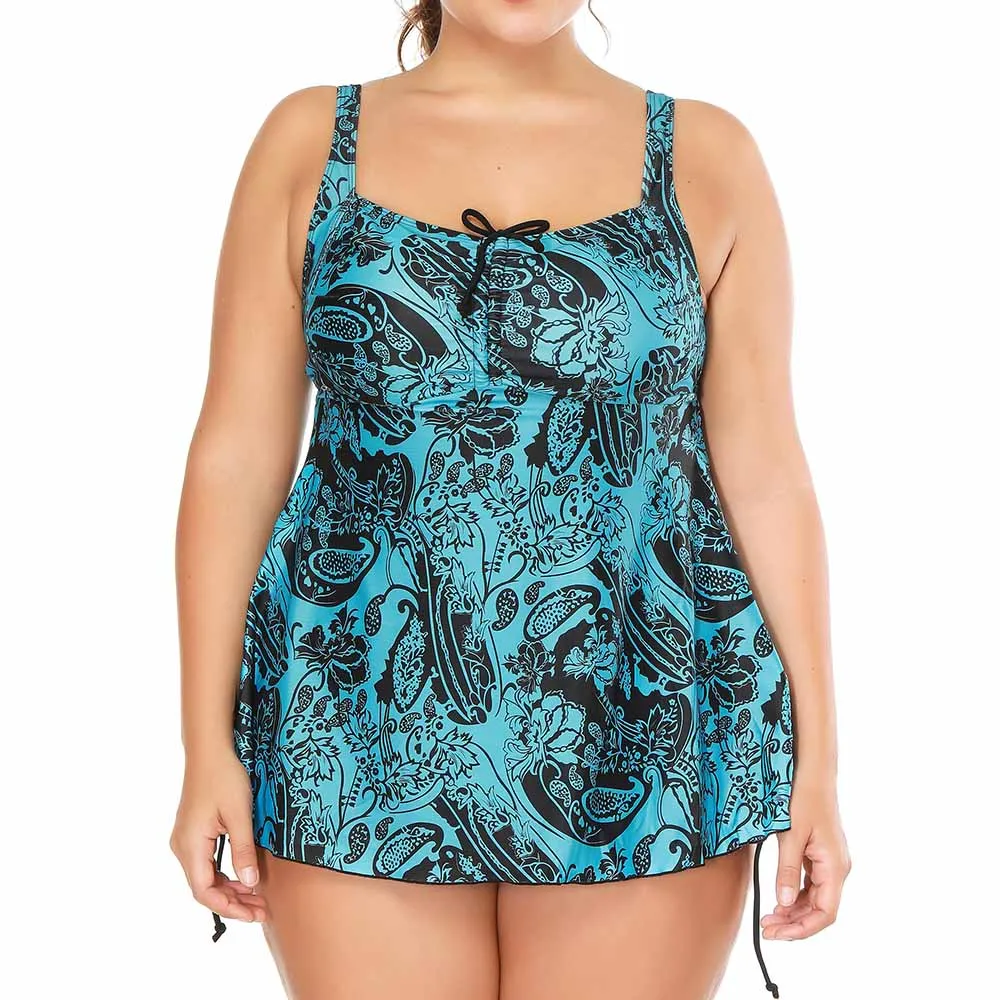 Женский раздельный купальник на бретельках купальный костюм с принтом пляжная