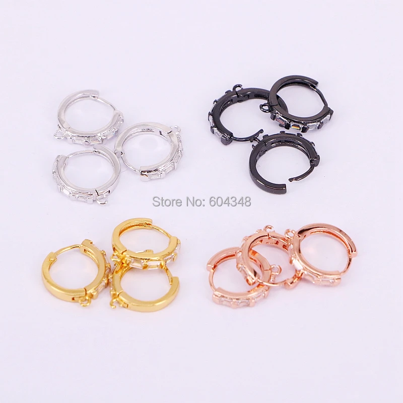 10 пар новые модные серьги с фианитами и кристаллами|clasp for earring|for earringsearring clasp |