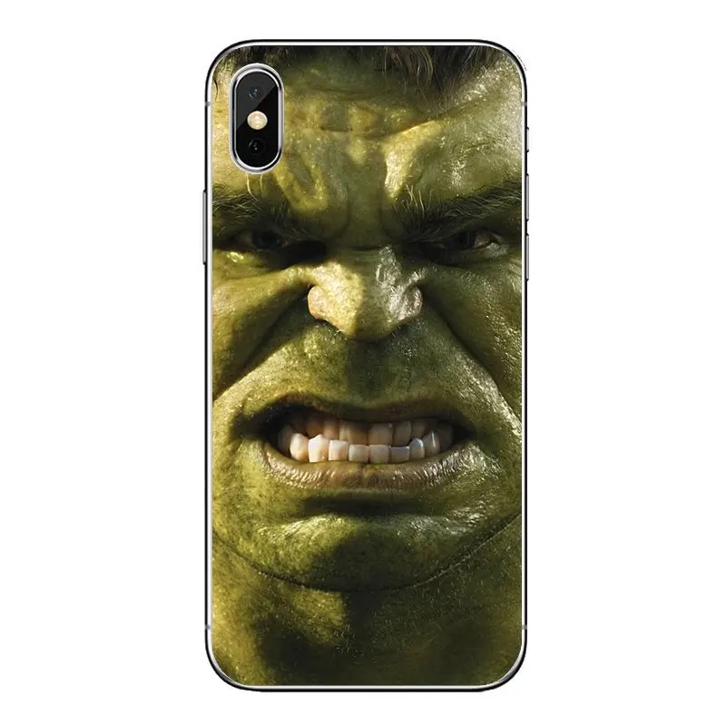 Мягкий чехол для iPod Touch iPhone 4 4S 5 5S 5C SE 6 S 7 8 X XR XS Plus MAX Марвел комиксы Халк Crazy Superhero rotor