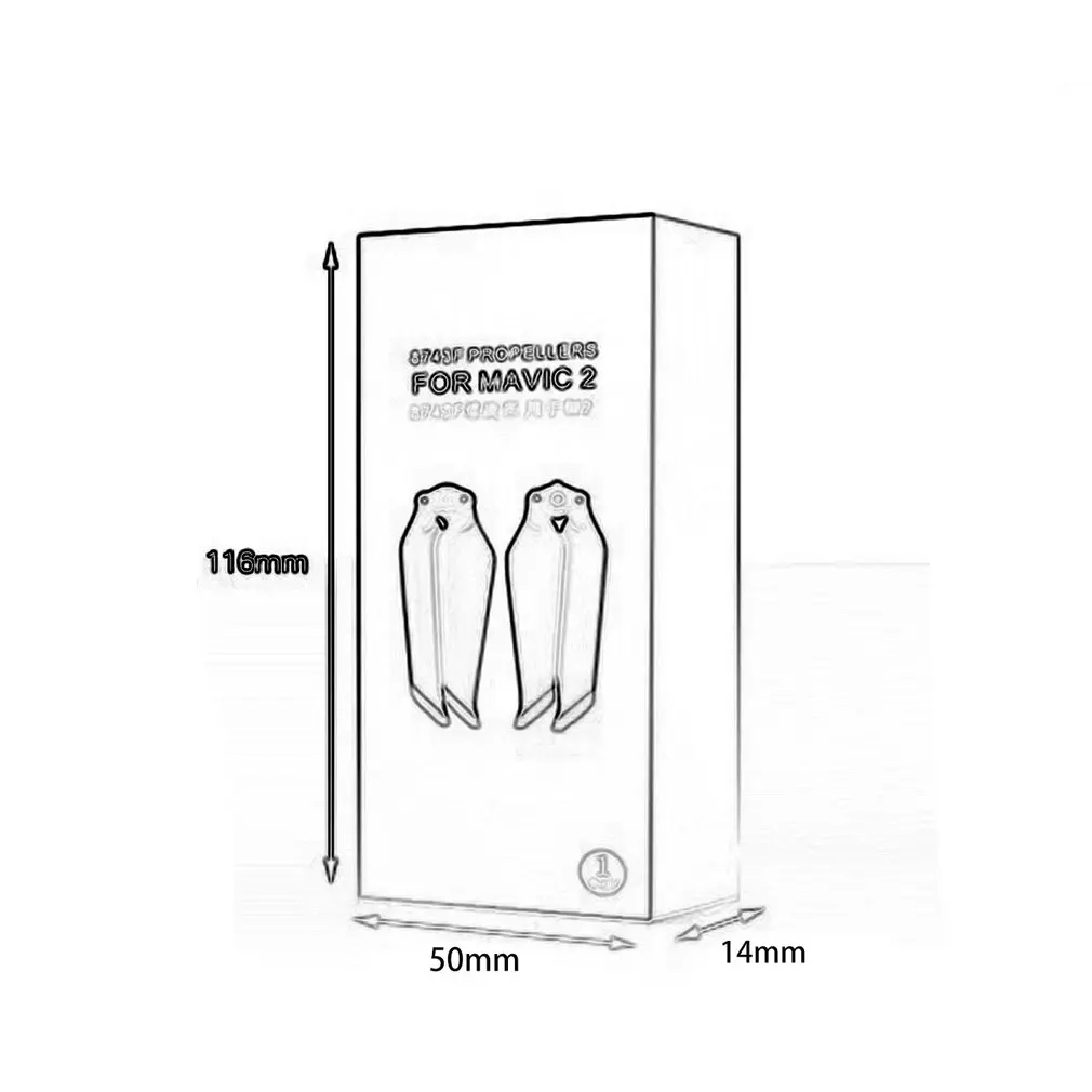 OCDAY быстрая разборка пропеллер немой шумоподавление складные винты камера Дрон