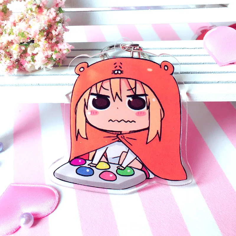 Аниме Himouto мультипликационный персонаж дома Умару косплей брелок Мода Himouto Umaru-chan автомобильный брелок для ключей ювелирные изделия Выпускной подарок коллекции