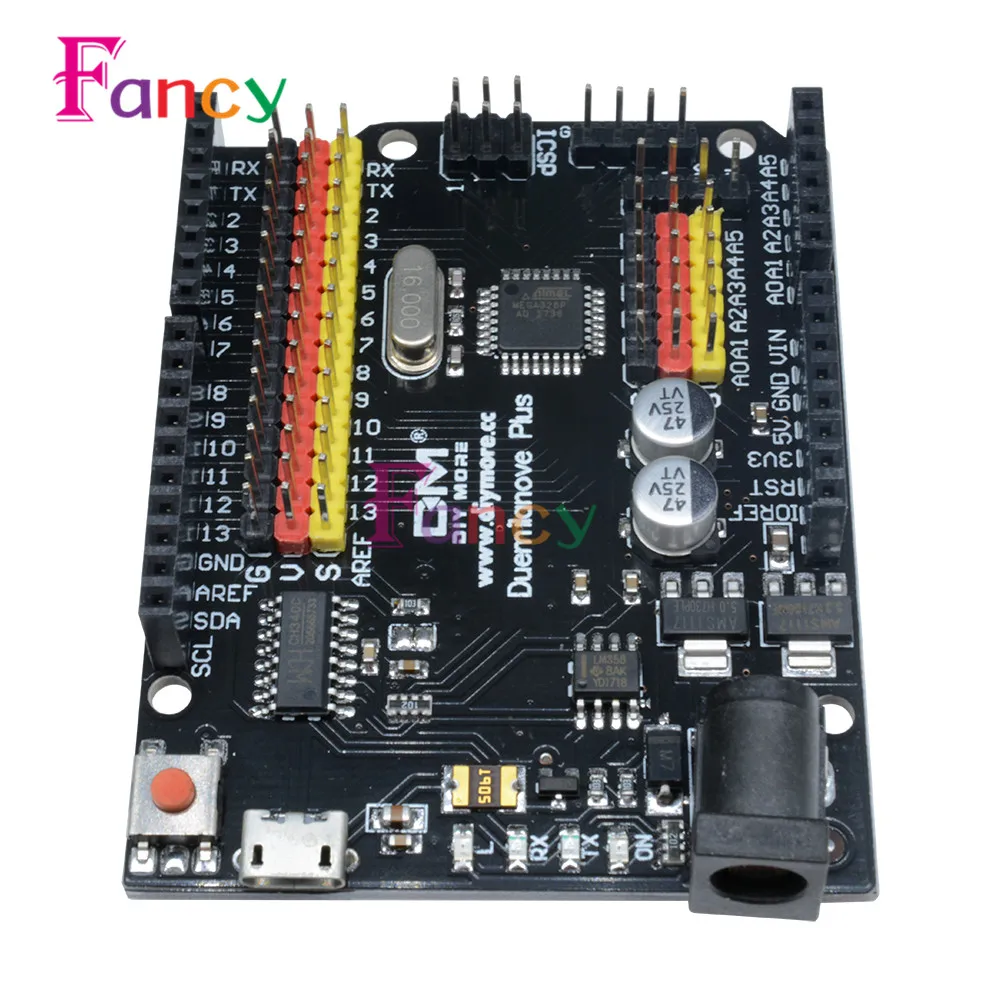 Макетная плата Duemilanove Plus модуль CH340G ATmega328P микроконтроллер заменяет FT232