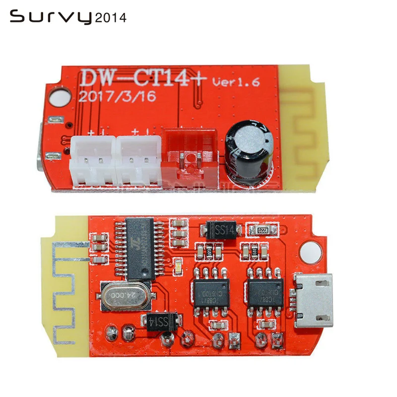 DC 3 7 V 5V 3W цифровой аудио усилитель доска двойной пластины Bluetooth Динамик